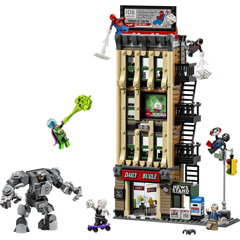 LEGO Marvel Spider-Man vs. Mysterio: The Daily Bugle – 781 Pieces | Set 76342