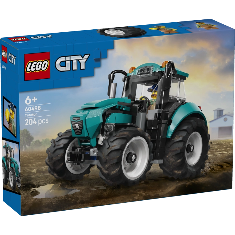 LEGO City Tractor – 204 Pieces | Set 60498