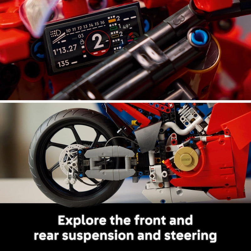 LEGO Technic Ducati Panigale V4 S Motorcycle – 1603 Pieces | Set 42202
