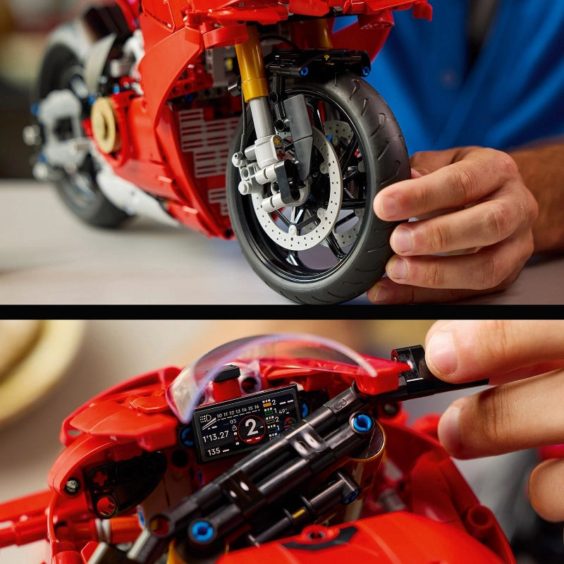 LEGO Technic Ducati Panigale V4 S Motorcycle – 1603 Pieces | Set 42202
