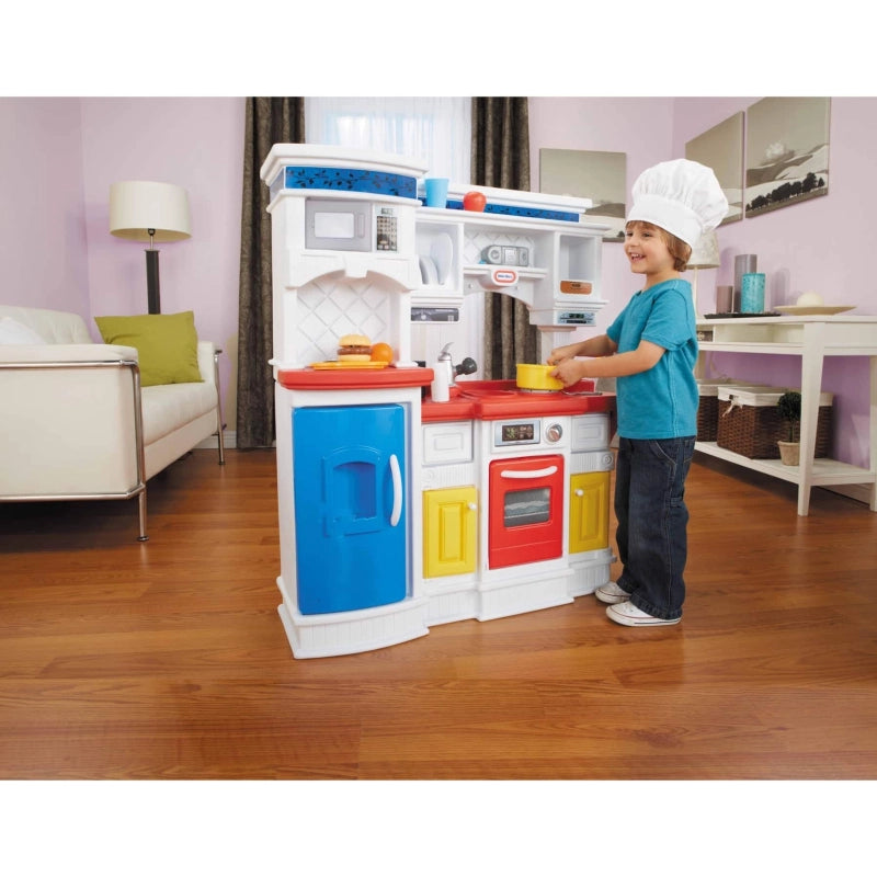 Little Tikes Gourmet Prep ‘n Serve Kitchen – Kids Play Kitchen with Sound Effects