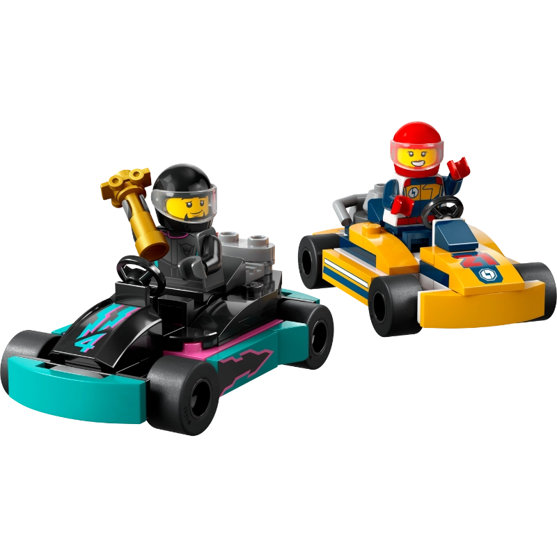 LEGO City Go-Karts & Race Drivers – 99 Pieces | Set 60400