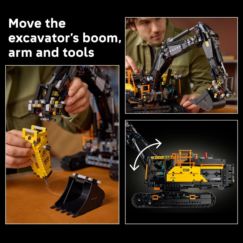 LEGO Technic Volvo EC500 Hybrid Excavator – 2359 Pieces | Set 42215