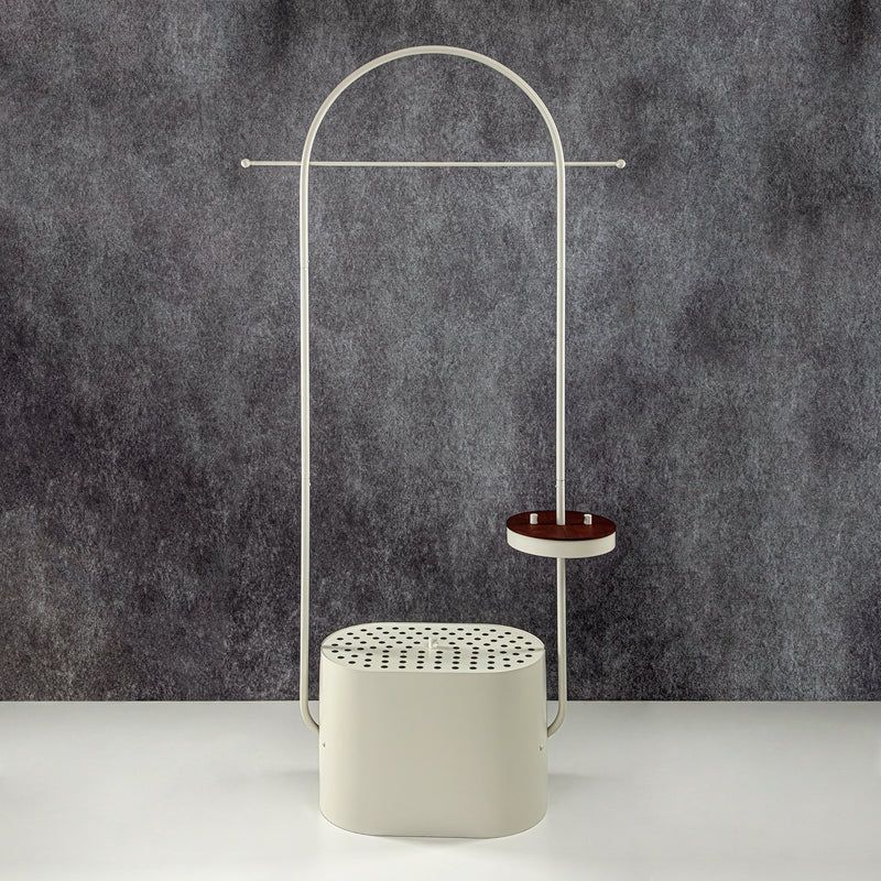 Almarjan Clothes Rack with Incense Holder - Beige