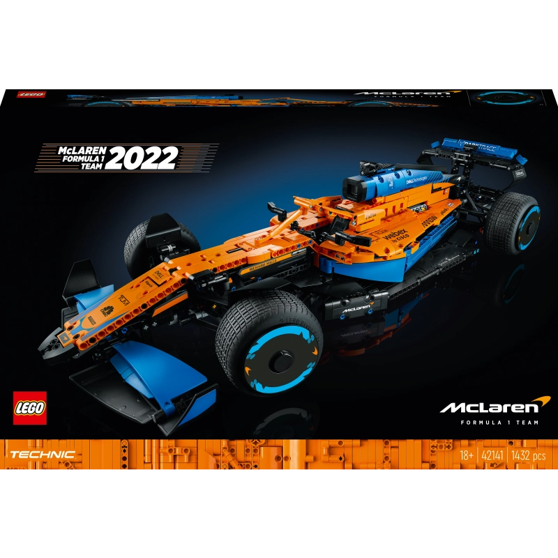 LEGO Technic McLaren Formula 1 Race Car – 1434 Pieces | Set 42141