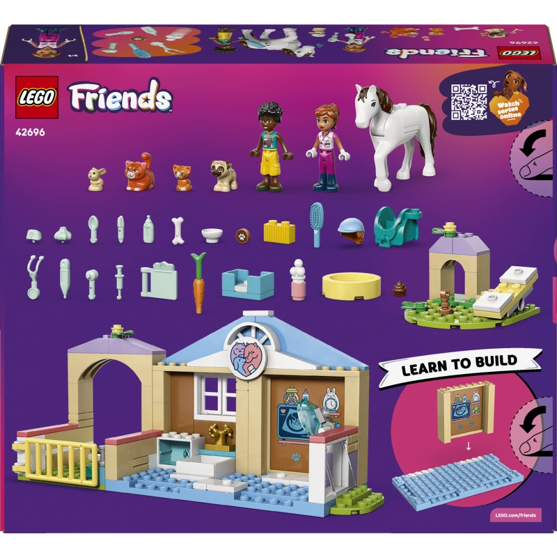 LEGO Friends Animal Vet Clinic – 141 Pieces | Set 42696