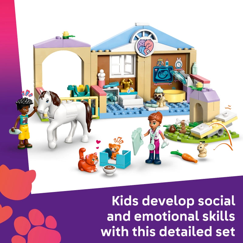 LEGO Friends Animal Vet Clinic – 141 Pieces | Set 42696