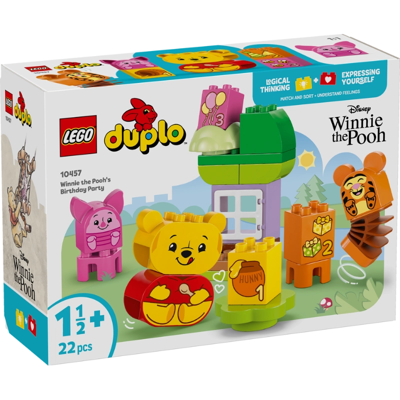LEGO DUPLO Winnie the Pooh's Birthday Party – 22 Pieces | Set 10457