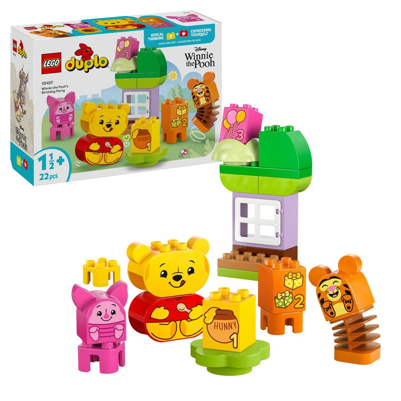 LEGO DUPLO Winnie the Pooh's Birthday Party – 22 Pieces | Set 10457
