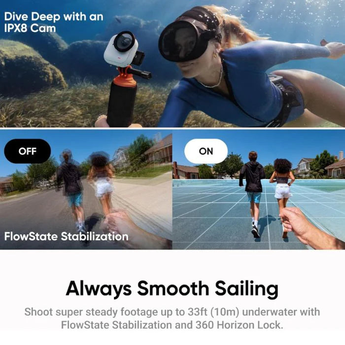 Insta360 GO Ultra Creator Bundle Midnight | 4K60fps