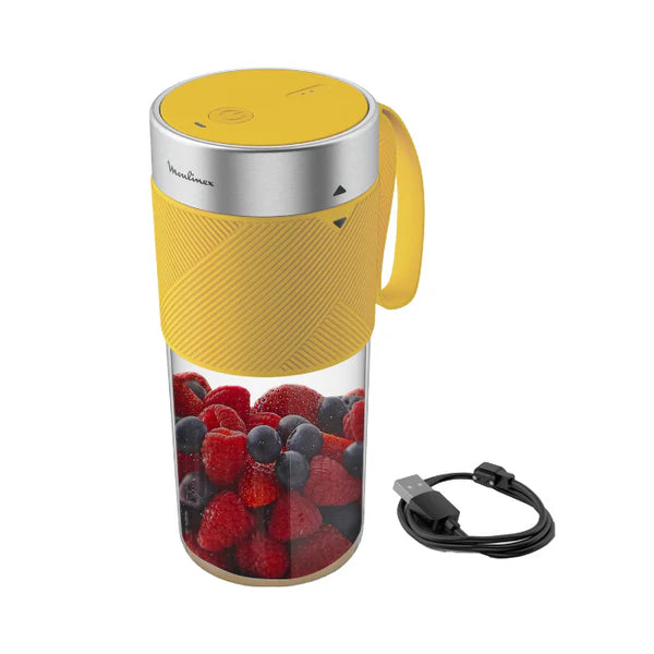 Moulinex Lightmix, Portable Blender, 300 ml, Rechargeable & Powerful, LM1C0210