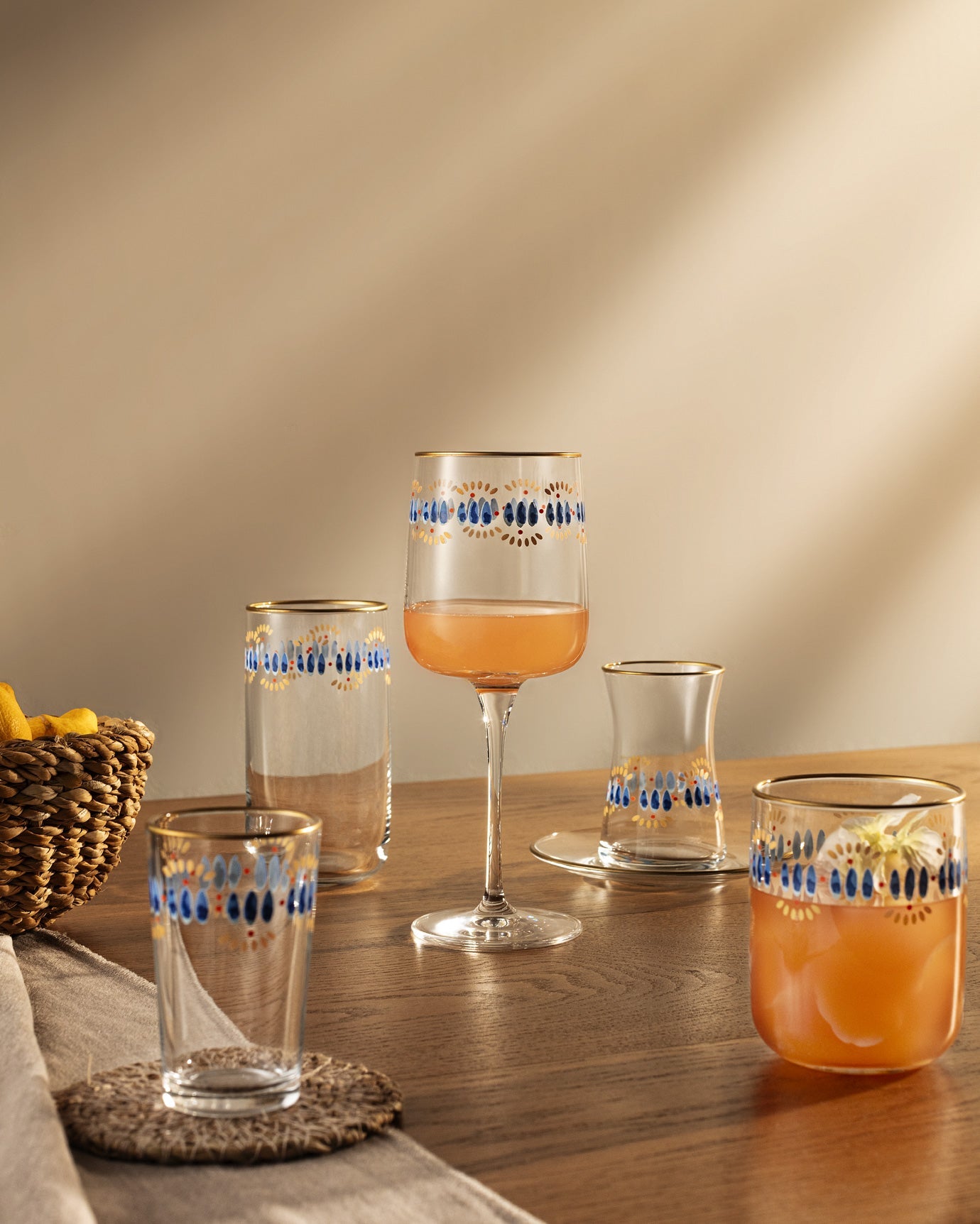 Musette - Hilaire 4-piece Water Glass Set - 270ml - Madame Coco JO