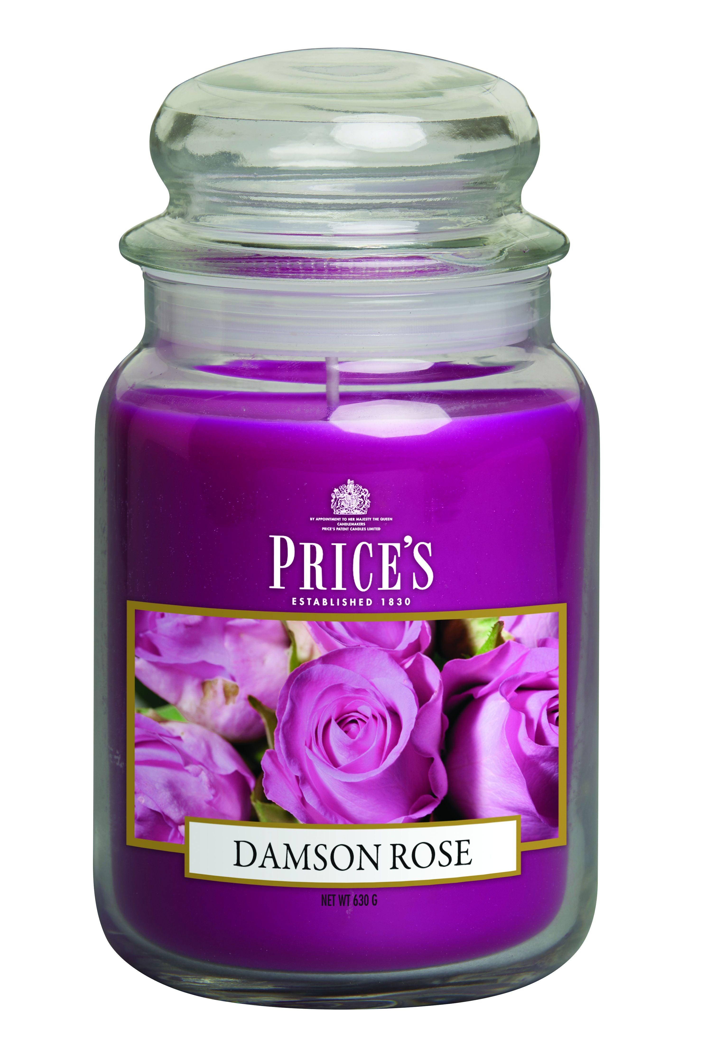 Price’s Large Scented Candle Jar with Lid – Long-Lasting Aroma