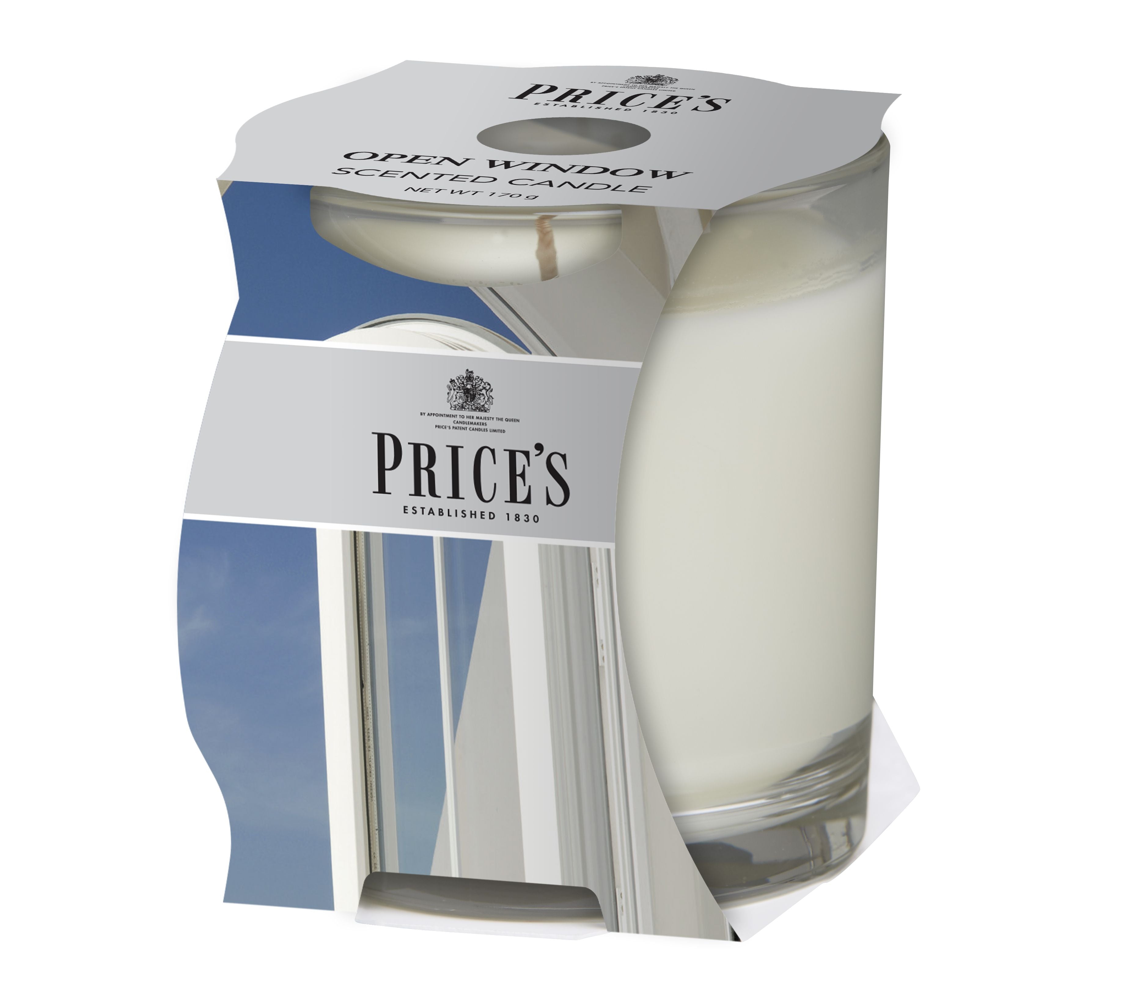 Price’s Cup Scented Candle – Elegant Glass & Rich Aroma