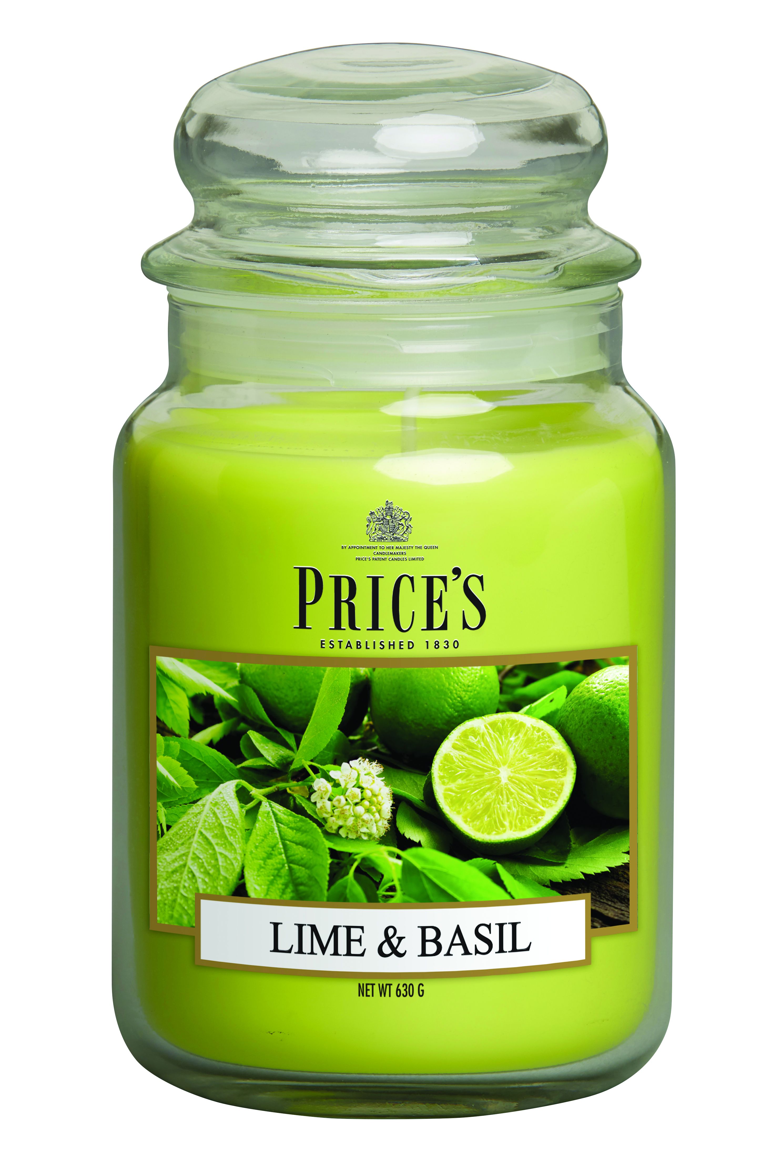 Price’s Large Scented Candle Jar with Lid – Long-Lasting Aroma