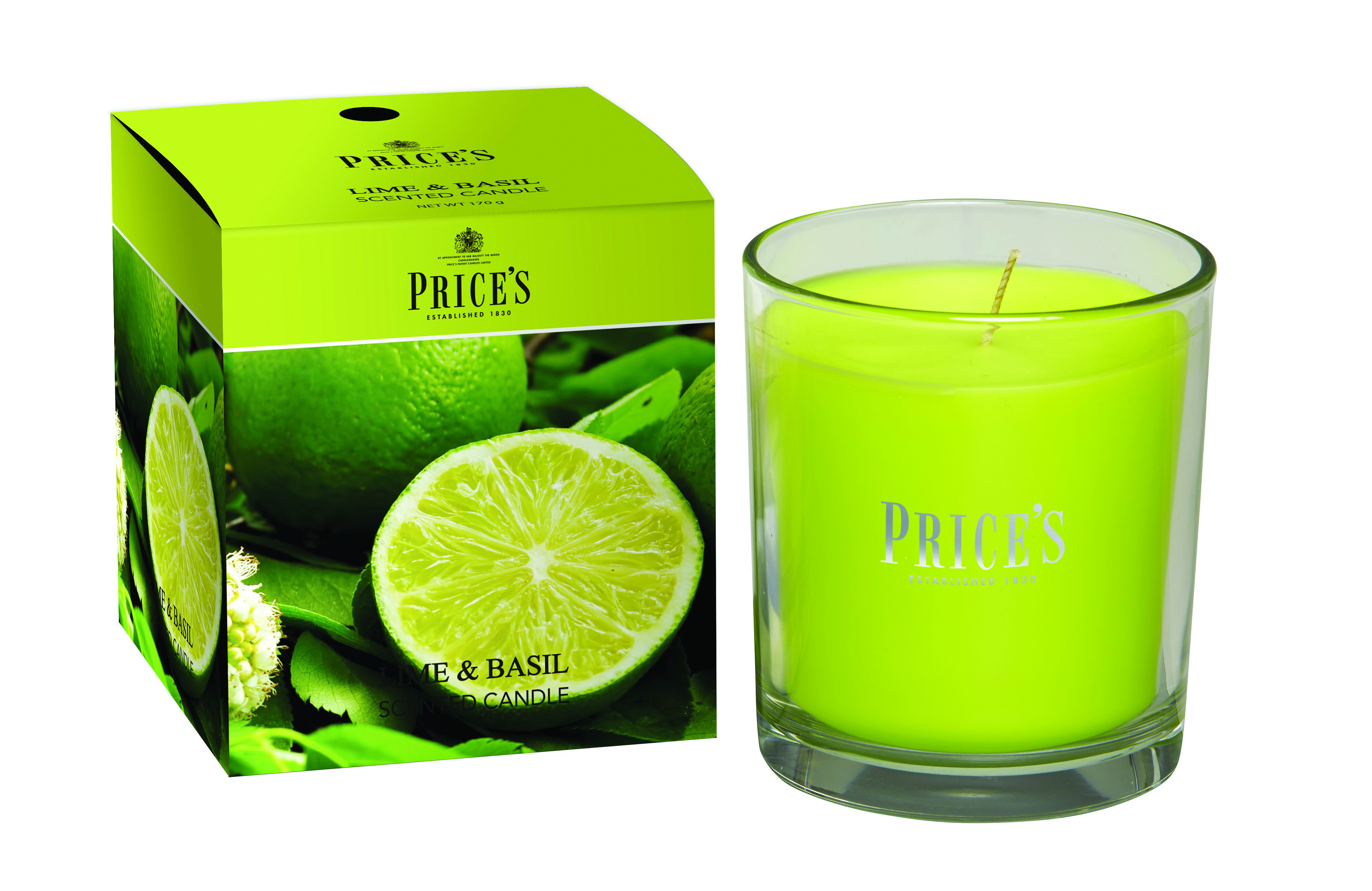 Price's Scented Candle in Glass Cup – Long-Lasting Aroma