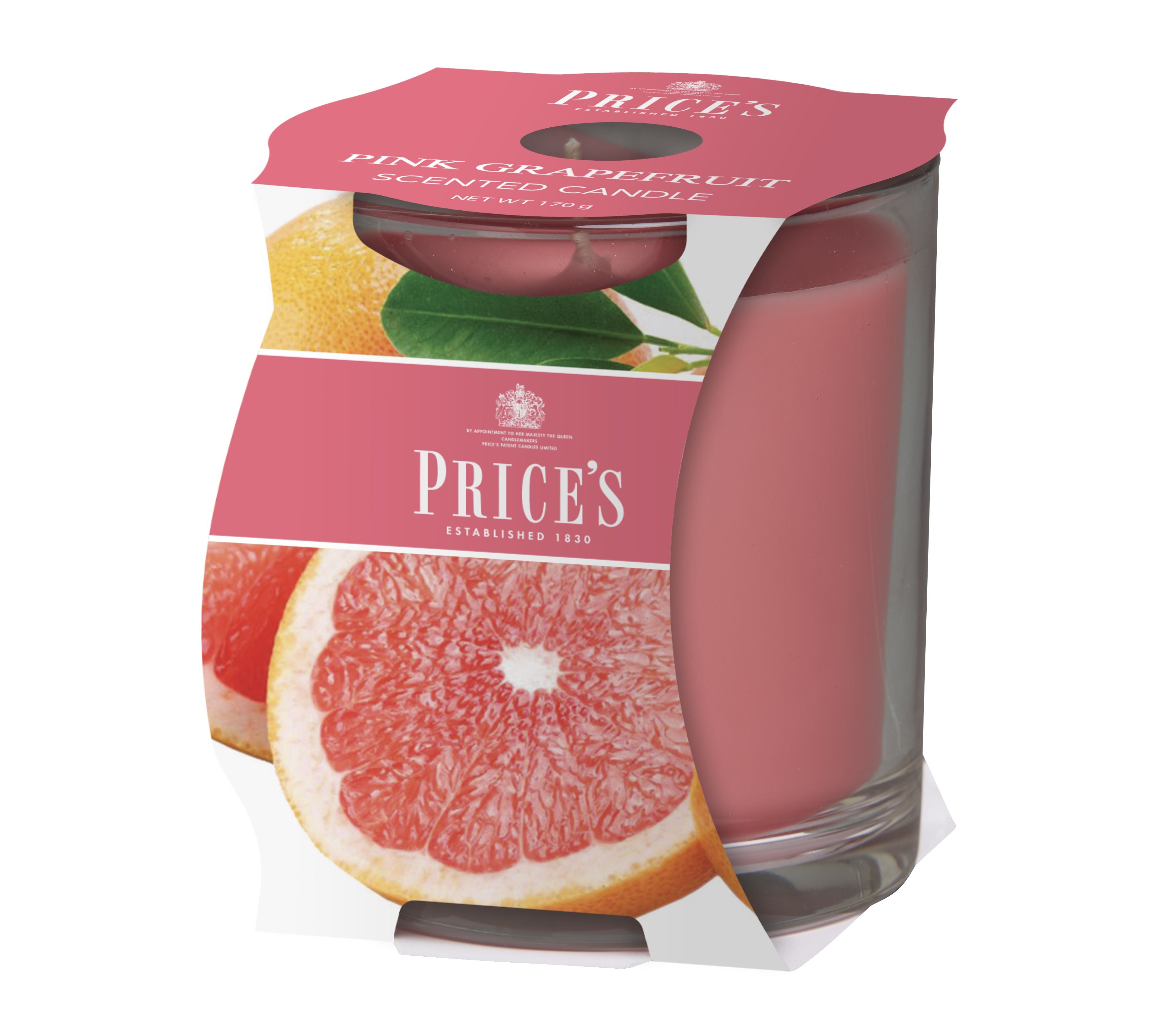 Price’s Cup Scented Candle – Elegant Glass & Rich Aroma