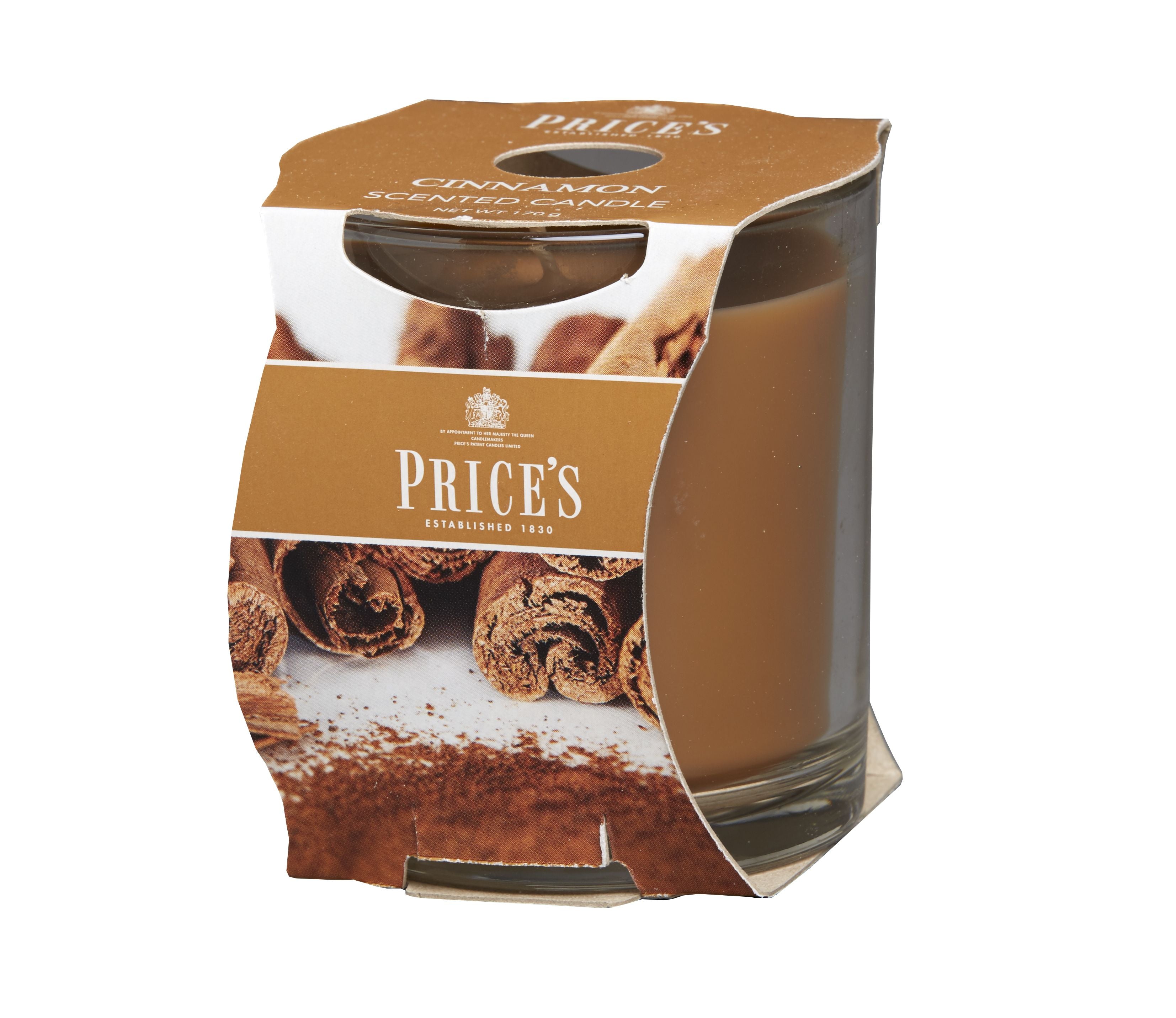 Price’s Cup Scented Candle – Elegant Glass & Rich Aroma