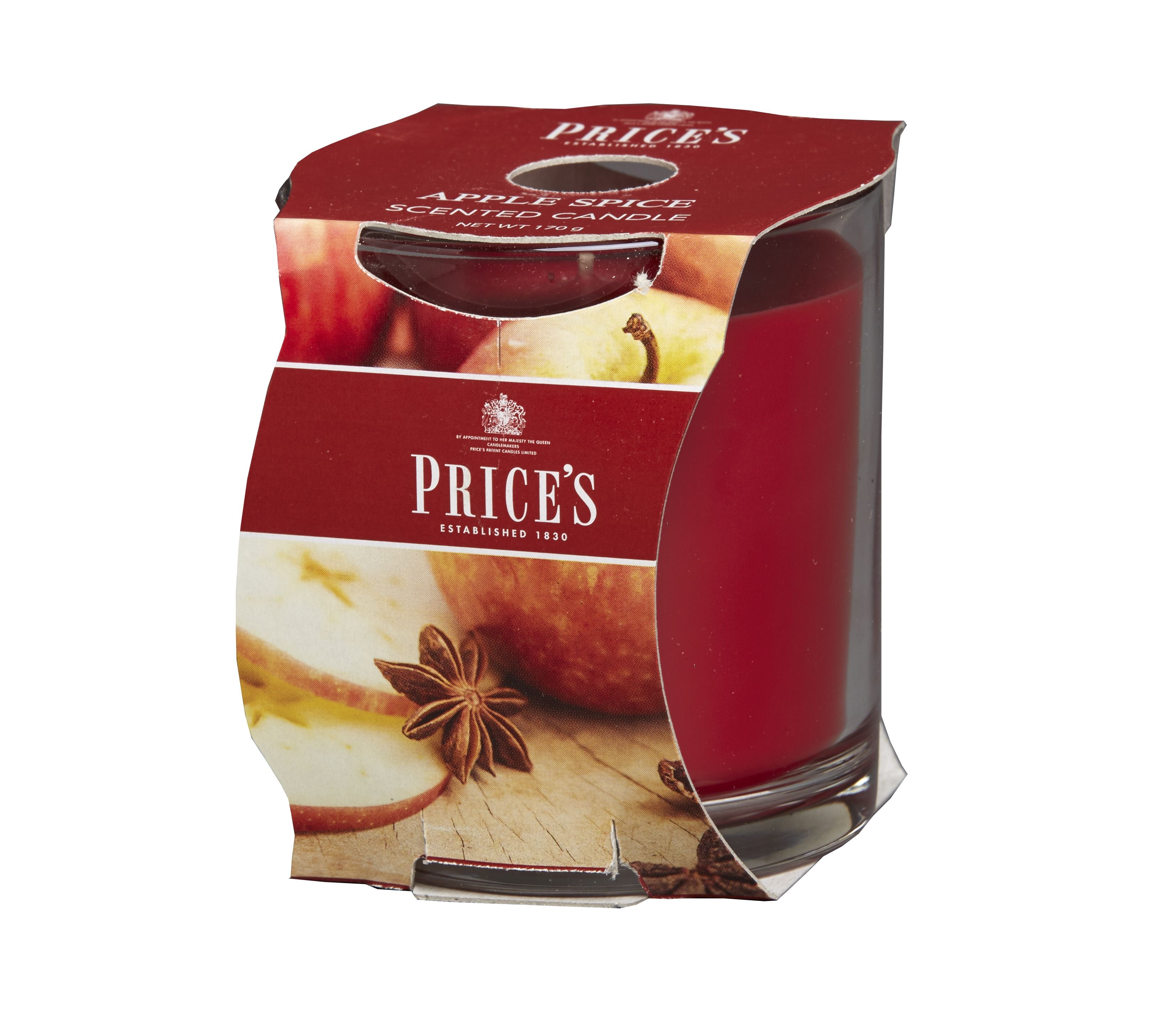 Price’s Cup Scented Candle – Elegant Glass & Rich Aroma