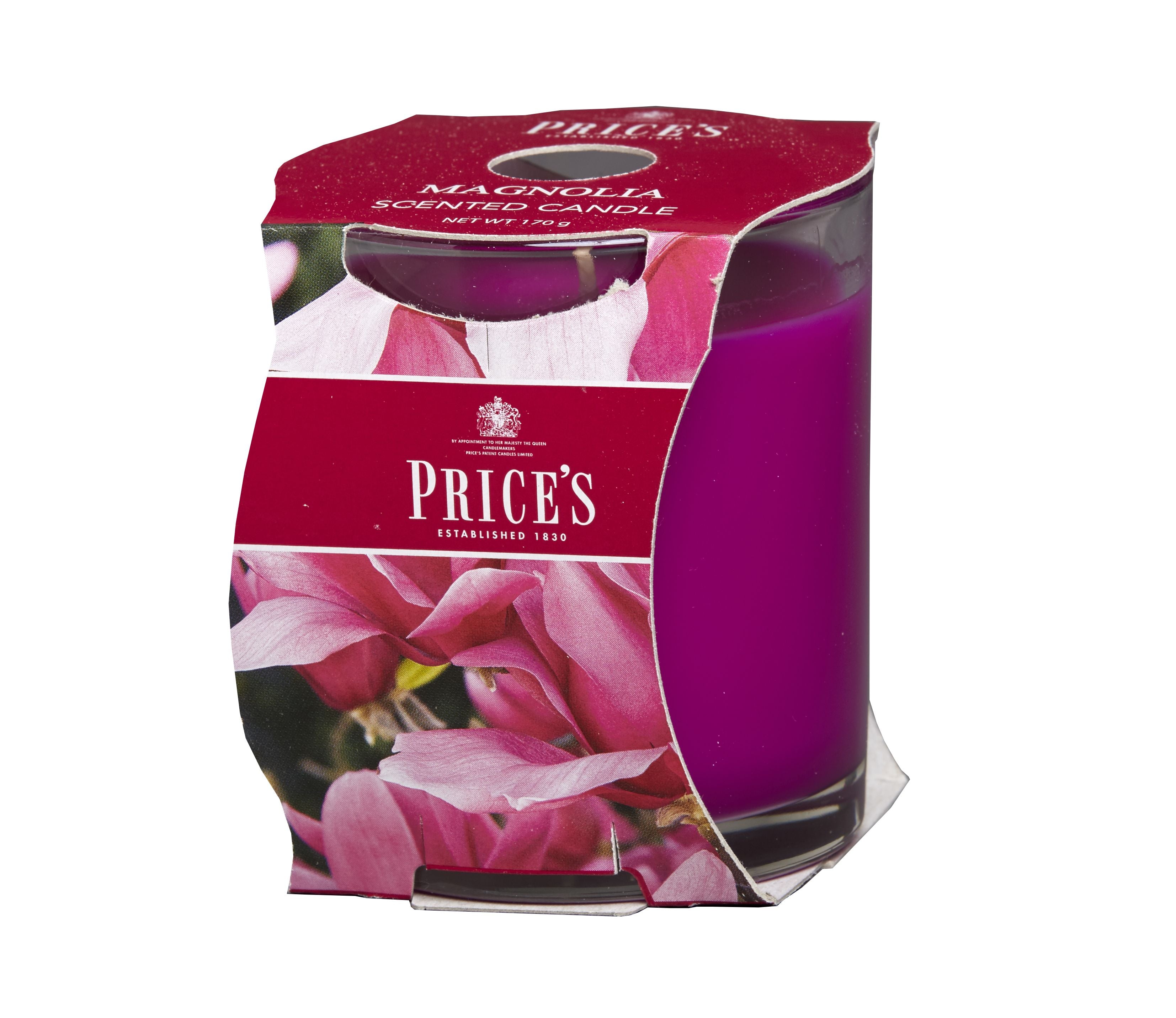 Price’s Cup Scented Candle – Elegant Glass & Rich Aroma