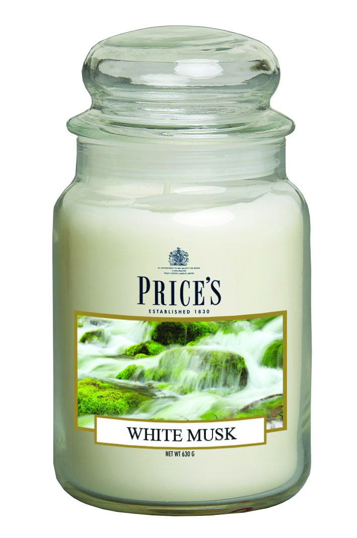 Price’s Large Scented Candle Jar with Lid – Long-Lasting Aroma