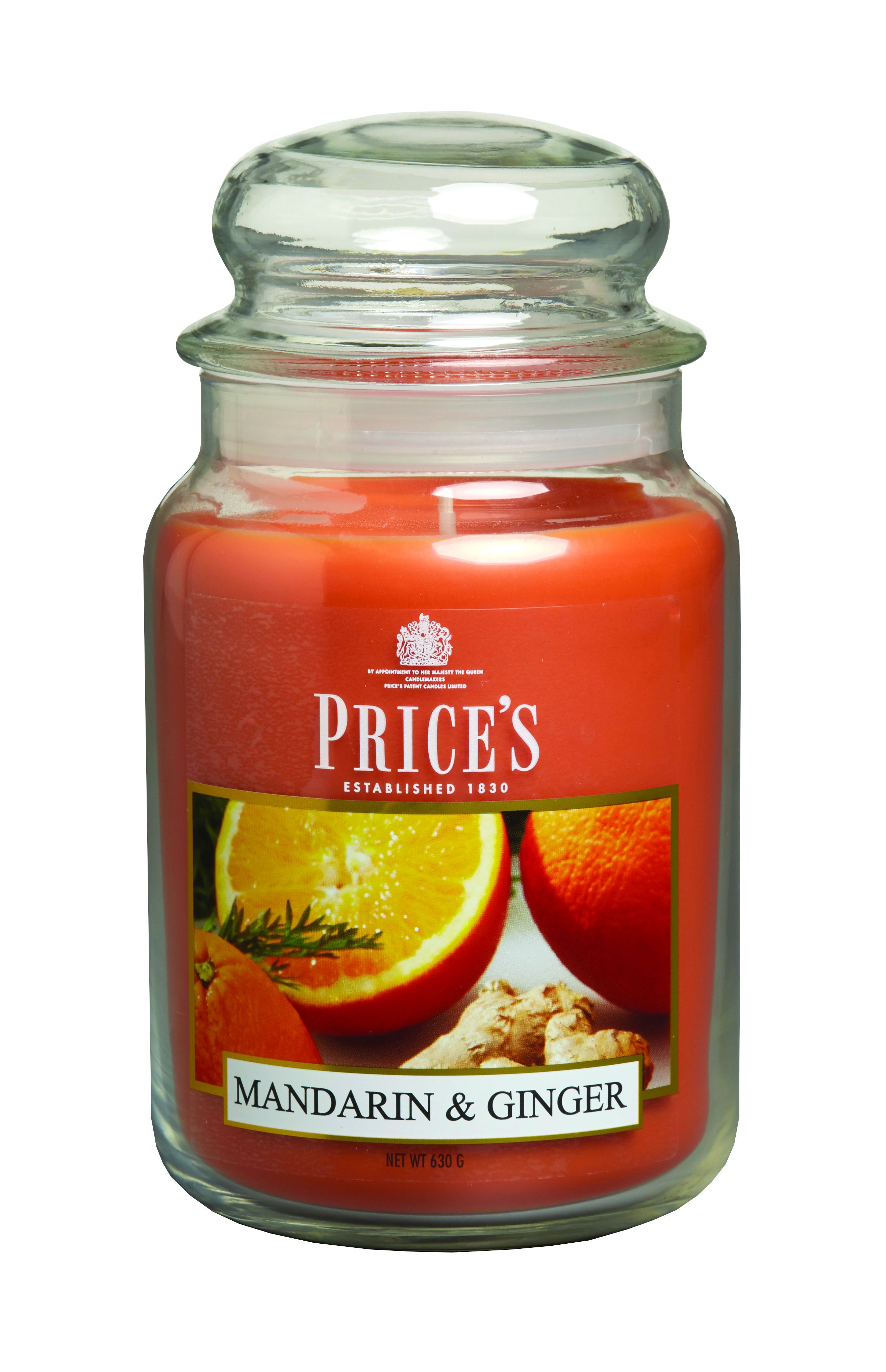 Price’s Large Scented Candle Jar with Lid – Long-Lasting Aroma