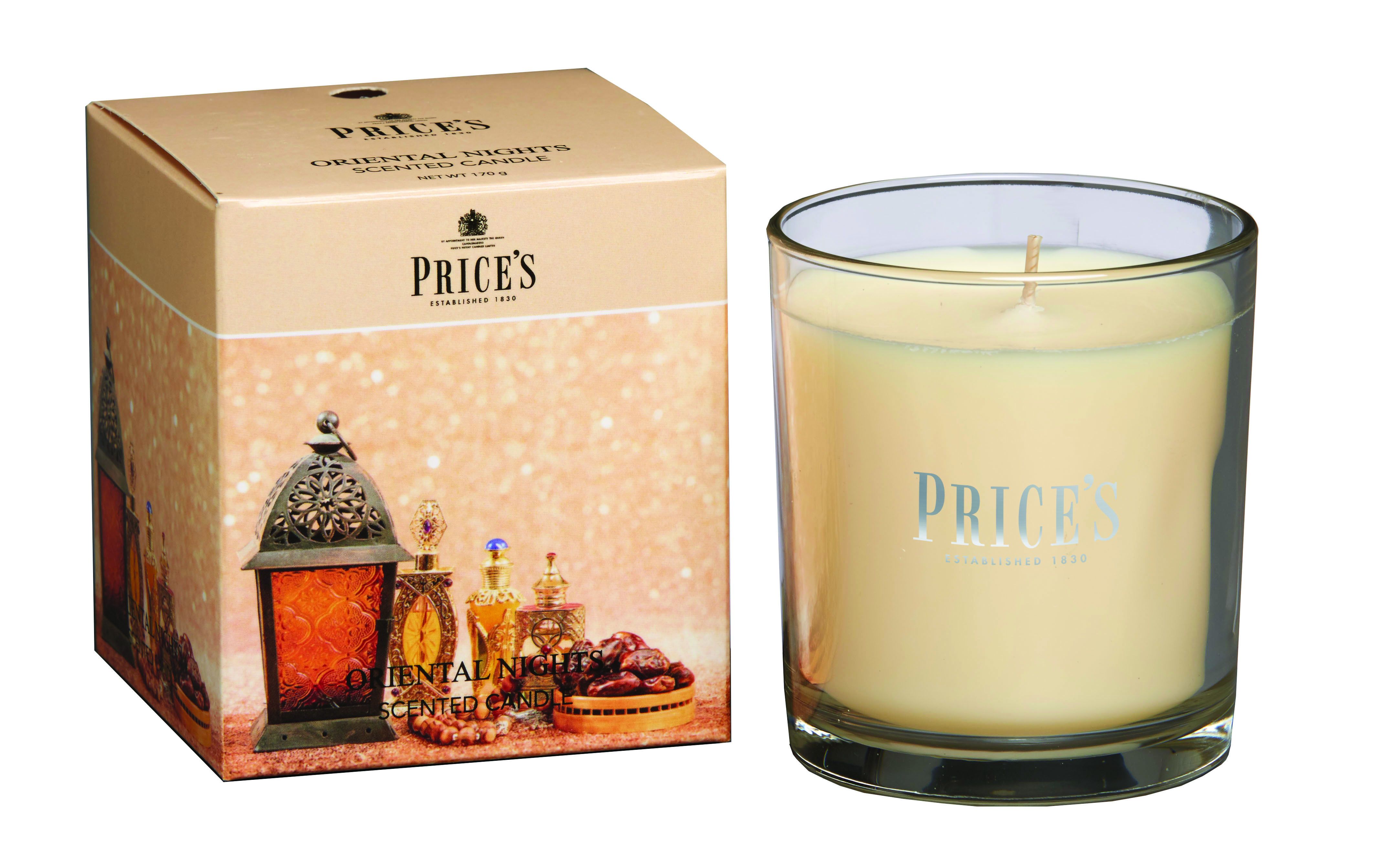 Price's Scented Candle in Glass Cup – Long-Lasting Aroma