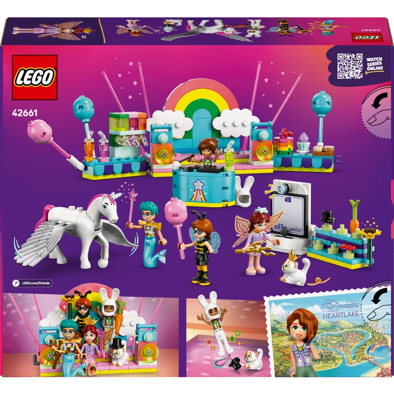 LEGO Friends Costume Party with Unicorn & Fairy – 261 Pieces | Set 42661