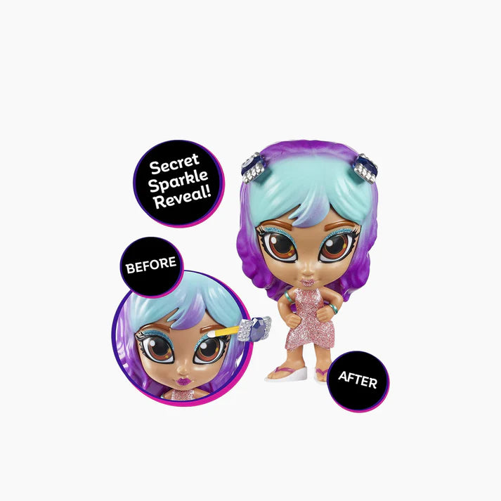 CraZArt Shimmer N Sparkle InstaGlam Make Up Doll – Hayley | Fashion Doll with Real Makeup
