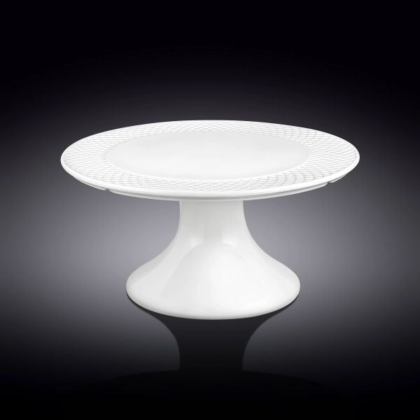 Wilmax Diamond Cake Stand - White