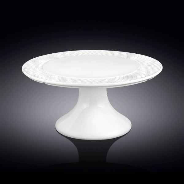 Wilmax Diamond Cake Stand - White