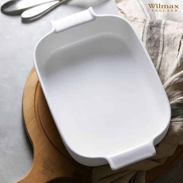Wilmax 28.5×18cm Oven Dish - White Porcelain Bakeware