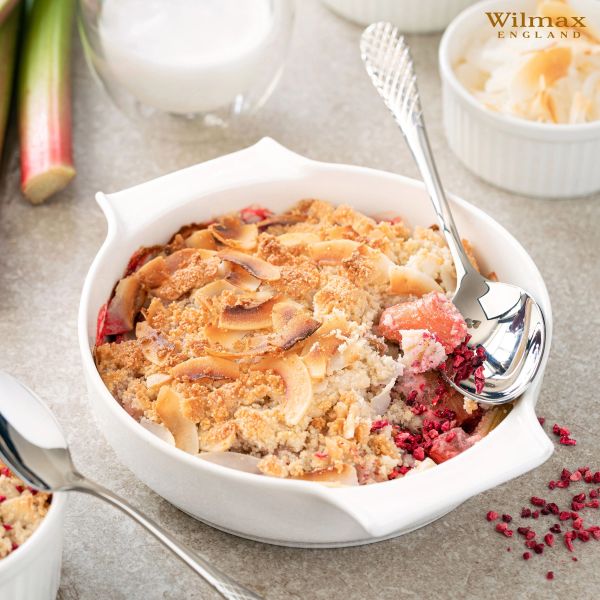 Wilmax 17cm Oven Bowl - White Heat-Resistant Porcelain