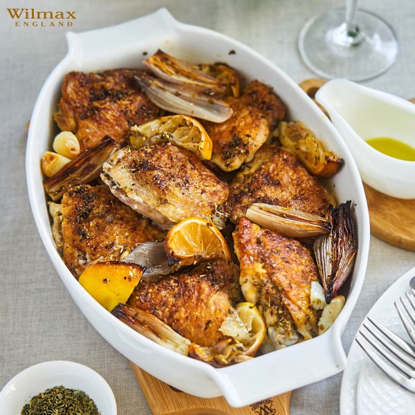 Wilmax 30.5×19.5cm Oval Oven Dish - Large White