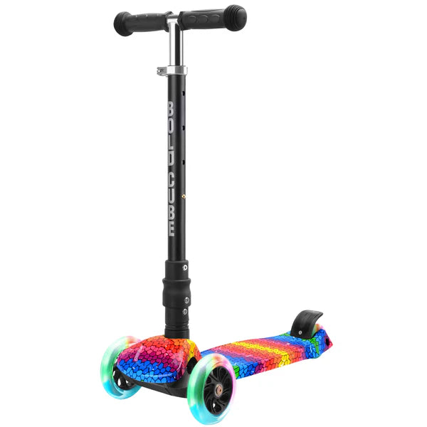 Boldcube – Big Three Wheel Scooter | Crystal Rubix | Ages 5-10