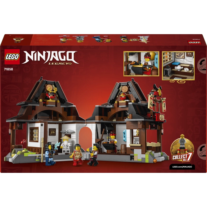 LEGO NINJAGO Four Weapons Blacksmith 15th Anniversary – 1259 Pieces | Set 71858