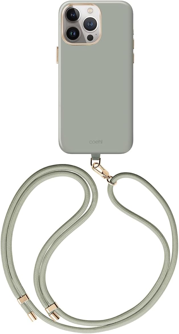 UNIQ COEHL iPhone 15 Pro Max Magnetic Charging Case – Soft Sage