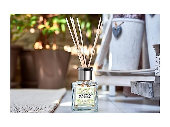 Areon Home Perfume Garden 150ml - Jasmine Fragrance, 10 Reed Sticks