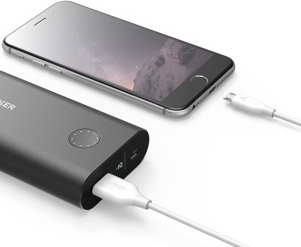 Anker PowerLine Micro USB (6ft) White Offline Packaging V3