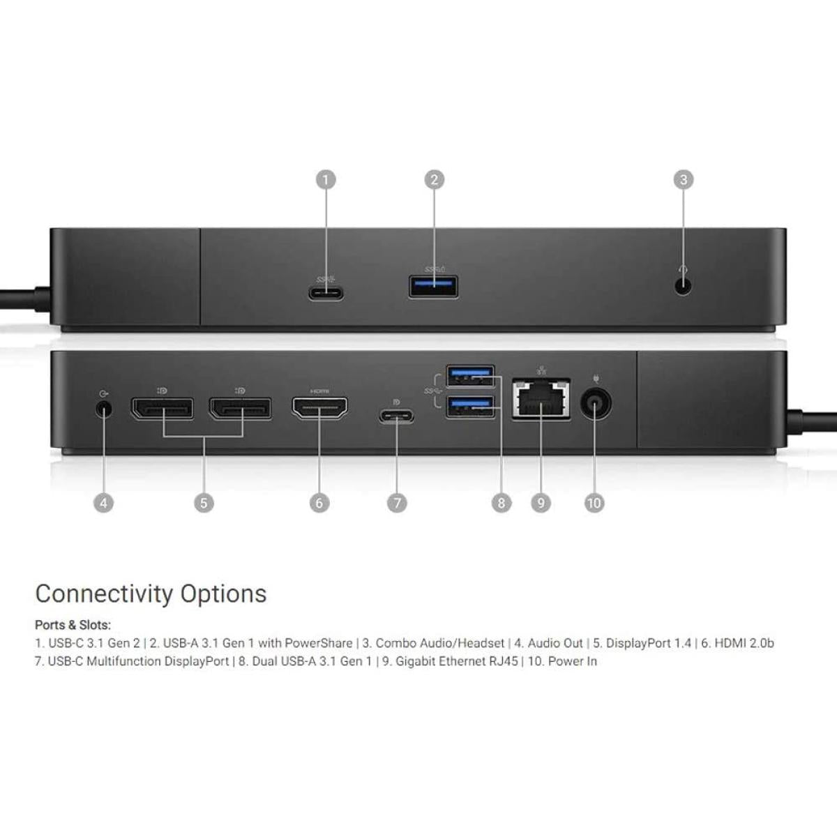 Dell WD19S 130W Docking Station USB-C HDMI DisplayPort Jordan
