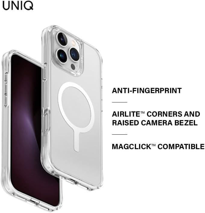 UNIQ HYBRID IPHONE 16 PRO (2024) 6.3 MAGCLICK CHARGING LIFEPRO XTREME (AF) - DOVE