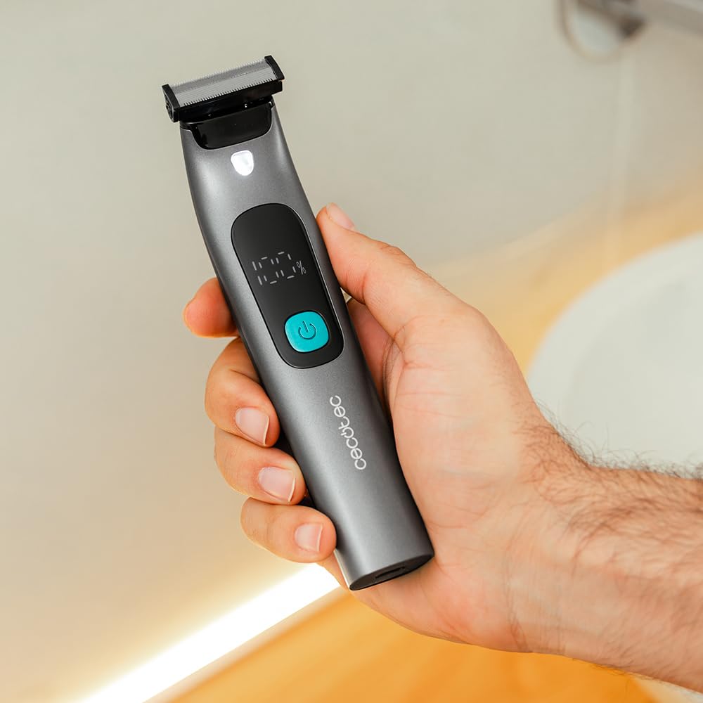 Cecotec PrecisionCare OneShave Screen Electric Shaver IPX7 90 Min Digital Display
