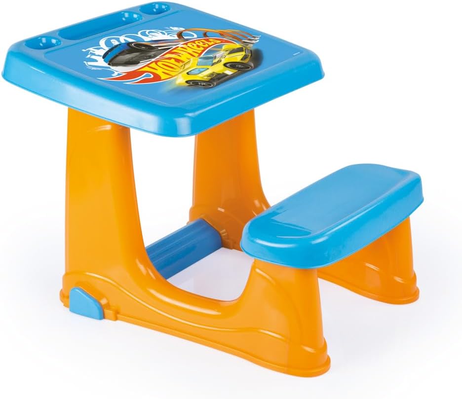 DOLU Hot Wheels Kids Study Desk with Drawer – Adjustable Writing Table by DOLU