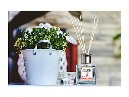 Areon Home Perfume Sticks 150ml - Spring Bouquet, 10 Reed Sticks