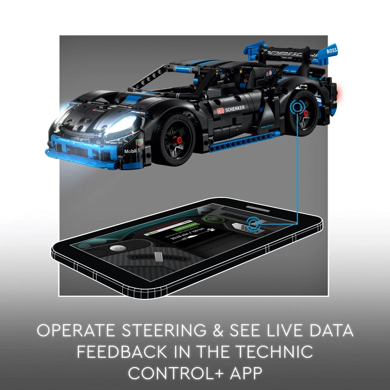 LEGO Technic Porsche GT4 e-Performance Race Car – 836 Pieces | Set 42176
