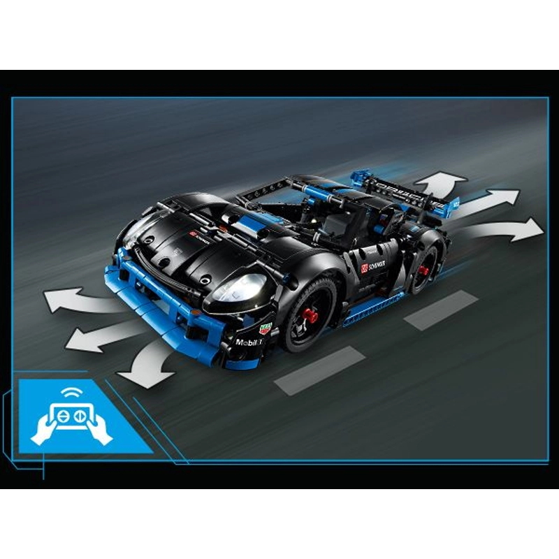 LEGO Technic Porsche GT4 e-Performance Race Car – 836 Pieces | Set 42176