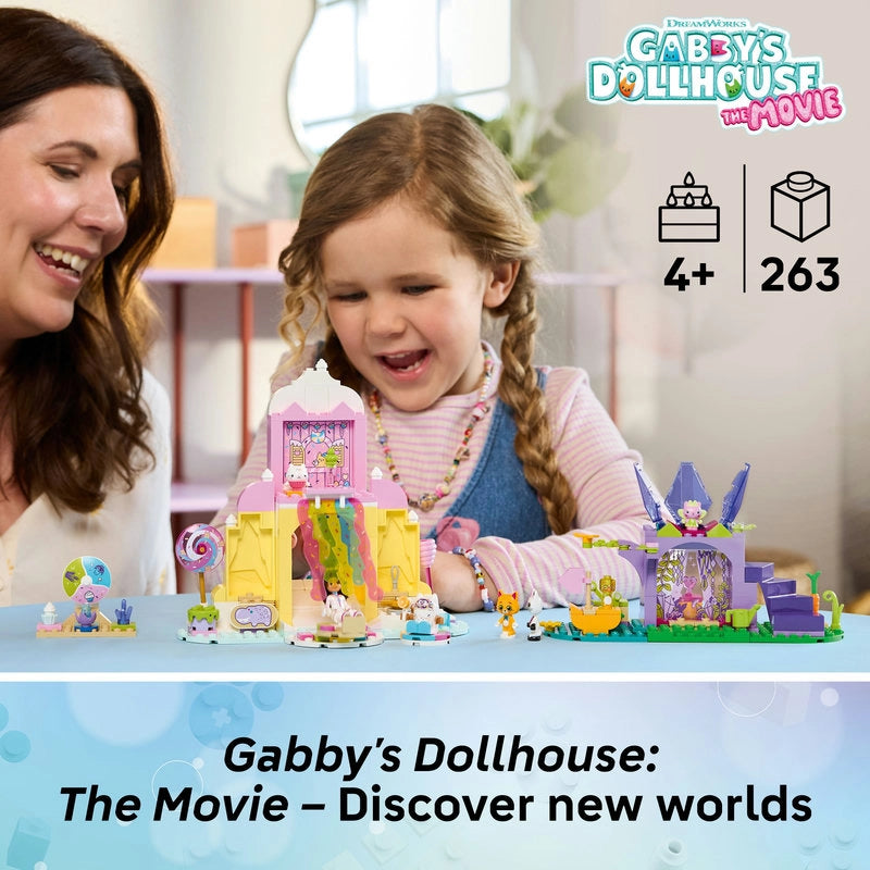 LEGO Gabby's Dollhouse Sweet Treat Mountain & Kitty Garden – 263 Pieces | Set 11205