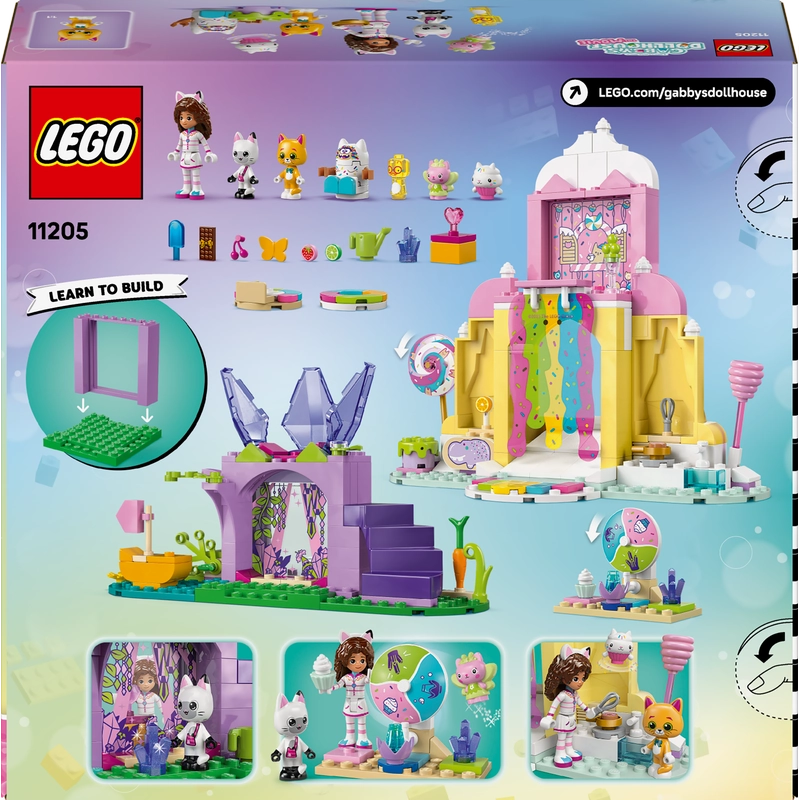 LEGO Gabby's Dollhouse Sweet Treat Mountain & Kitty Garden – 263 Pieces | Set 11205