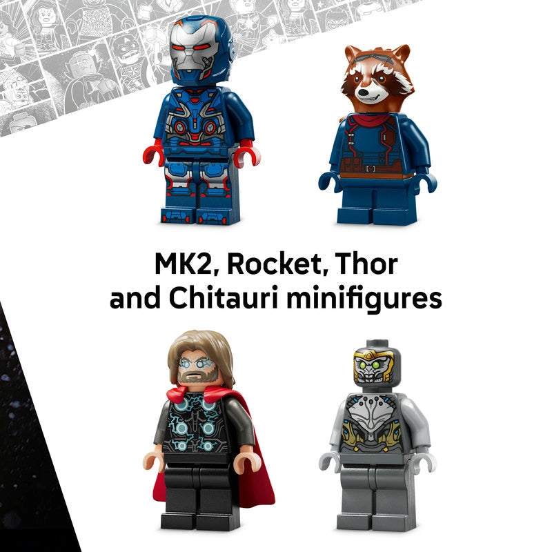 LEGO Marvel Avengers: Endgame Thor vs. Chitauri – 373 Pieces | Set 76322