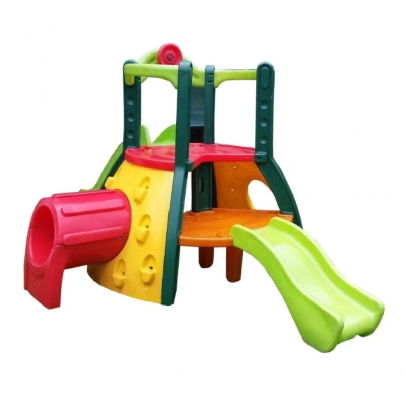 Little Tikes Double Decker Super Slide – Green | Kids Outdoor Play Set with 2M Slide